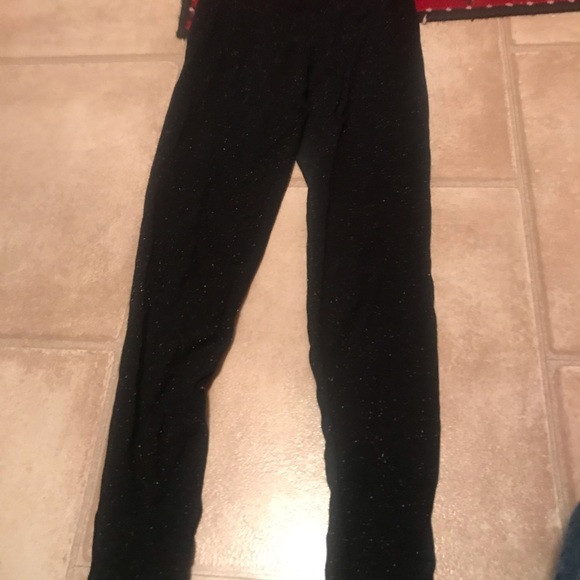 Victoria secret pink leggings never worn black with white flecks - Picture 3 of 3